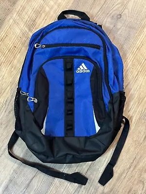 ADIDAS Blue Backpack With 5 Compartments 3 Pouches & 1 Laptop Space • $17.99