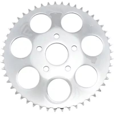 Drag Specialties Chrome 49 Tooth .23  Offset Rear Wheel Sprocket Harley Big Twin • $73.93