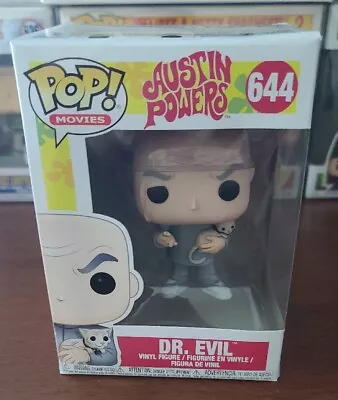 Funko Pop Movies Austin Powers DR. EVIL With Mr Bigglesworth #644 Vinyl Figurine • $35.99