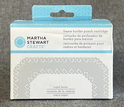 MARTHA STEWART CRAFTS Frame Border Punch Cartridge ROYAL HEART Scrapbooking Hole • $4.99