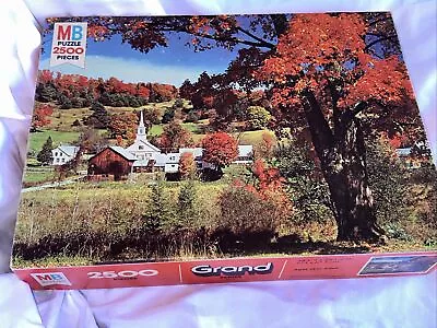 Milton Bradley Grand Series 2500 Piece Puzzle 38  X 26  Sealed 1978 Walt’s River • $21.96