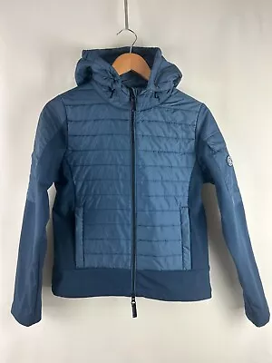 MOUNTAIN HORSE Women's Navy Blue 'Silver Hybrid Jacket' Size Small! • $49.80