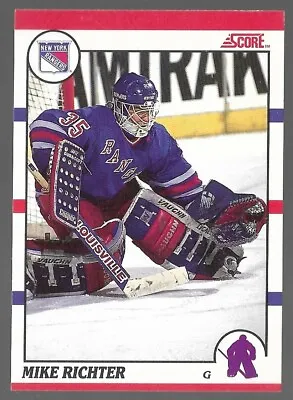 MIKE RICHTER 1990-91 SCORE HOCKEY Canadian #74 NEW YORK RANGERS ROOKIE RC • $1.79