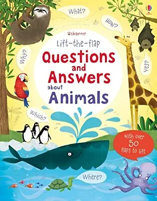 Lift The Flap Questions & Answers About Animals (Lift The Fla... By Katie Daynes • £3.49