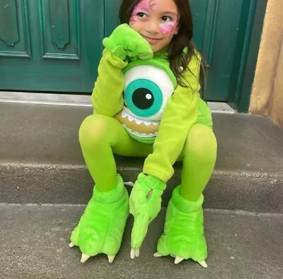 Pottery Barn Kids 6-12/12-24/2-3 Monsters Inc Disney Mike Wazowski Costume • $139.99