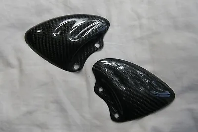 CARBON FIBRE Heel Plates Triumph T595 T509 TWILL • $34.10