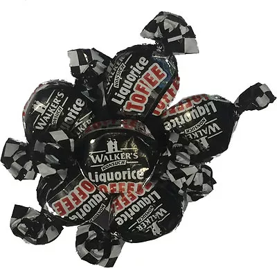 Wrapped Walkers Liquorice Toffee Retro Sweet Shop Traditional Old Fashioned • £7.08