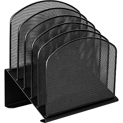 Five-Tiered Upright Section Mesh Desk Organizer For Home Or Office • $26.98