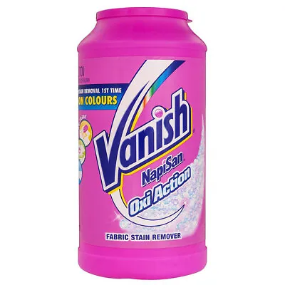 Vanish 2kg NapiSan Oxi Action Wash Fabric Stain Remover Laundry Colour Clothes • $16