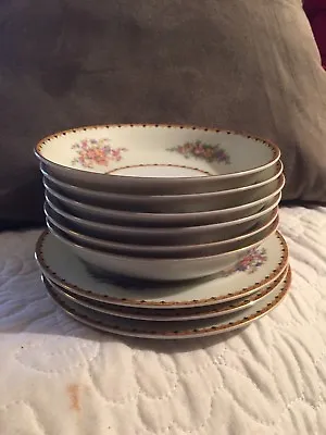 Lot Of 9 Vintage Mepoco Ware Japan/6 Dipping Bowls/3 Small Plates/High Gloss! • $34.99