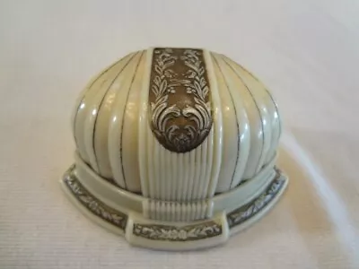 Fabulous Early Vintage Ornate Double Ring Box - Velvet & Satin Lined • $15.99