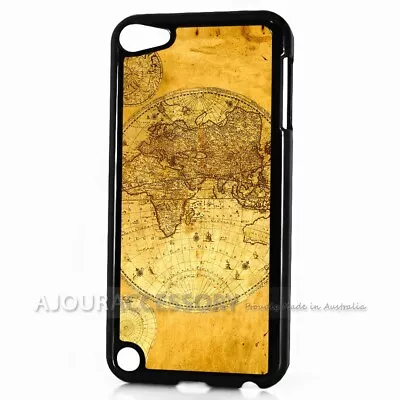 ( For IPod Touch 6 ) Back Case Cover AJ10297 World Map • $9.99