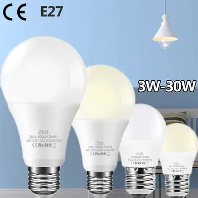 LED Bulb Light E27 3W5W7W10W12W15W18W20W30W Cool White/Warm White 3000/6000K • $2.70