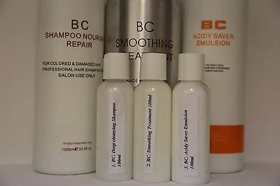 BC Brazilian Keratin Smoothing Treatment Blow Dry Hair Straightening 300ml Kit • £13.99