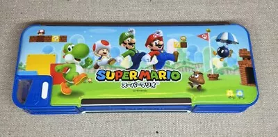 Rare HTF Super Mario Mitsubishi Deluxe Pencil Case Japanese Collectible  • $13.99