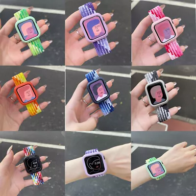 $13.19 • Buy Or Apple Watch IWatch Band Strap Series 7 6 5 4 3 2 SE 38/40/41/42/44/45mm Case
