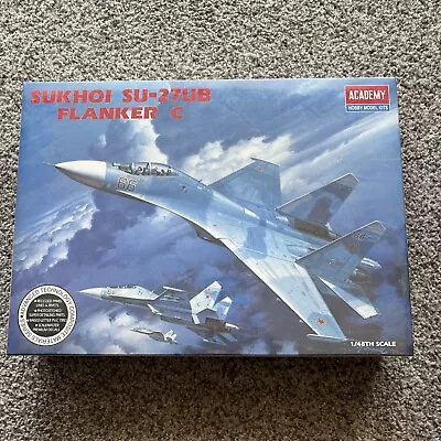 Academy Minicraft 1/48 Scale Sukhoi SU-27UB Flanker C Plastic 2140 Sealed New • $30