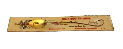 Vintage Strikemaster June Bug Spinner Fishing Lure Minneapolis MN • $14.99