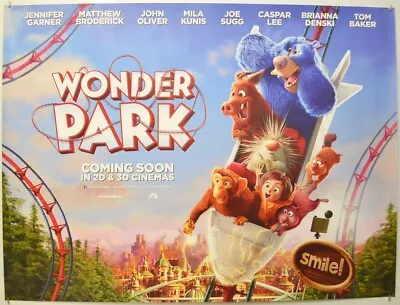 WONDER PARK (2019) Original Quad Movie Poster (ADV) Jennifer Garner Mila Kunis • £9.75