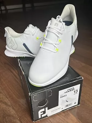 FootJoy Fuel Sport Golf Shoes 55453 – White • $92