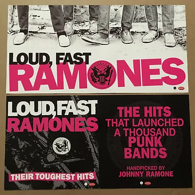 $29.99 • Buy Joey Ramone RAMONES Rare 2004 DOUBLE SIDED PROMO POSTER FLAT For Loud CD 24x12