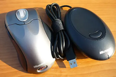 Microsoft Wireless Intellimouse Explorer 2.0 1007 Dark Silver - CLEANED & TESTED • $40