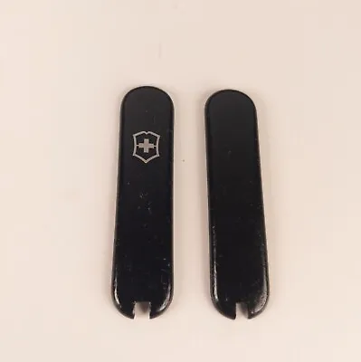 Victorinox Classic Replacement Scales Fits 58mm Swiss Army Knives Black Pair • $4.99