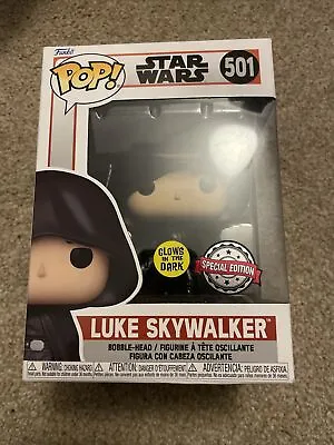 Funko Pop 61011 Star Wars The Mandalorian Luke Skywalker Special Edition... • £15