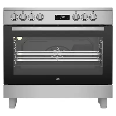 Beko 90cm Single Oven Electric Range Cooker - Stainless Steel GF17300GXNS • £638.95