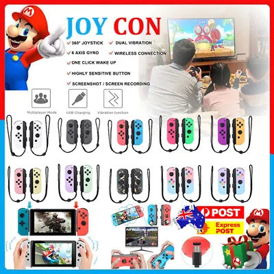 Controller Gamepad For Nintendo Switch Joy Con Left + Right Joycon Pair Wireless • $37.18
