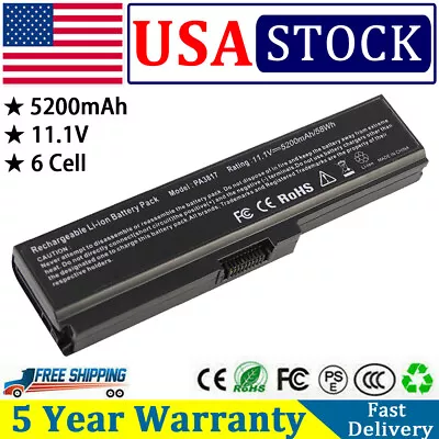 Laptop Battery For Toshiba Satellite C650 C650D C655 C655D C670 C675 Notebook PC • $14.49