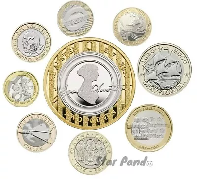 £2 Coin Two Pound Circulated & Brilliant Uncirculated BU Sealed Card Royal Mint • £14.80