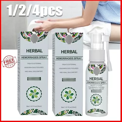 £6.68 • Buy 1/2/4Pcs Hemorrhoid Treatment Spray Natural Herbal Essence No Stimulation Relief