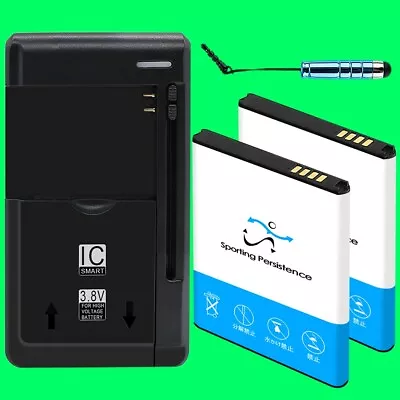 2x 2980mAh Battery Charger Stylus F Samsung Galaxy Nexus I9250 I9250M I9250T NEW • $49.31