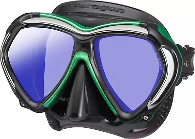 Tusa Paragon Mask - Energy Green - Dive Masks - M-2001SQB-EGA • $220