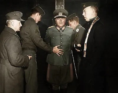 £7.22 • Buy German General Anton Dostler Executed By Firing Squad 8x10 WWII Color Photo 482