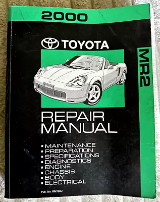 2000 Toyota MR2 Shop Repair Manual Original 00 OEM Service Factory • $99