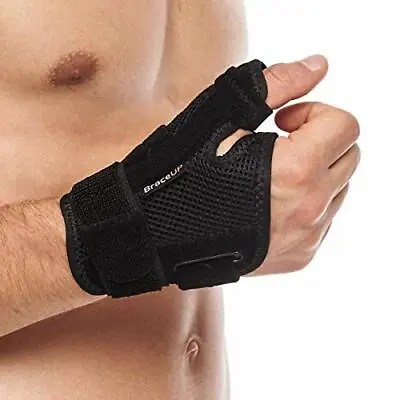 BraceUP Thumb Spica Support Brace With Splints For Arthritis Carpal Tunnel And • £13.06