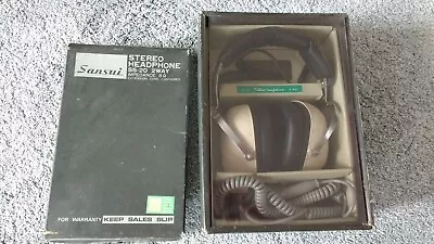 Vintage Sansui Stereo Headphone SS-20 2 Way Impedance - Made In Japan • $59.95
