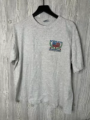 Vintage Tennis Shirt Mens XL Volvo International 90s Boris Becker Yale USA Tee • $99.99