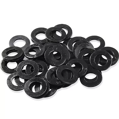 50Pcs 3/8 Inch Flat Washer Carbon Steel Black Oxide Washers 0.41  ID 0.79  OD... • $13.09