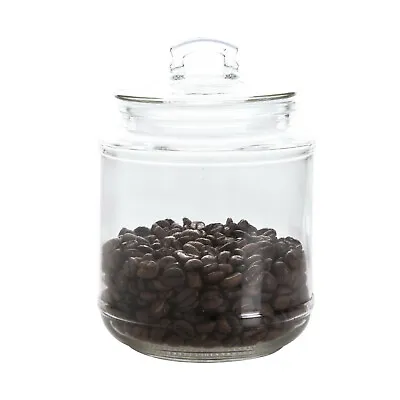 ORNAMI Glass Storage Kitchen Mason Jar With Airtight Lid • £12.59