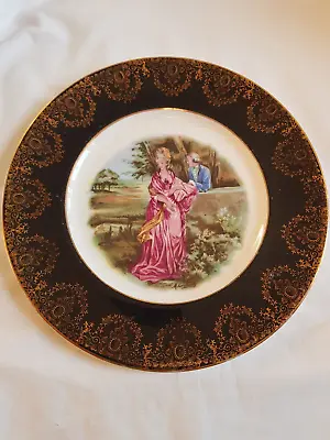 £5 • Buy Regency Bone China Wall Plate, Courting Couple Design