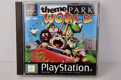 Playstation 1 Ps1 Theme Park World Game Bullfrog PAL Rated W Manual G Pre-Owned • $34.95