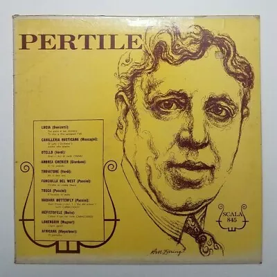 Aureliano Pertile Sings Operatic Recitals Vinyl LP Record Scala 845 Tested Works • $9.99