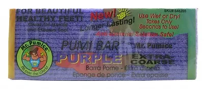 Mr.pumice Pumi Bar Purple Sponge Course - Skin Callus Pad • $12.25