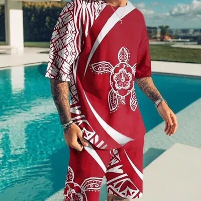 £21.59 • Buy Unique Printed T-Shirt Suit For Men