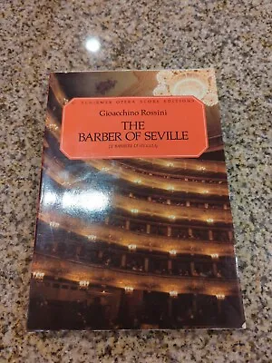 Vtg The Barber Of Seville Music Opera Score Book Gioacchino Rossini 1962 • $7.99