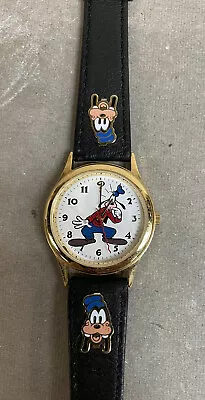 Vintage Goofy Disney Store Exclusive Rare Unique Watch Band Watch • $32