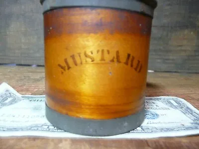 Antique Patent Package Co. MUSTARD Spice Box. • $24.99